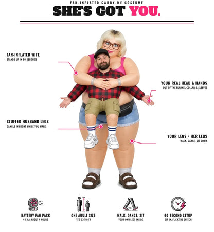 Wife Hug™ Inflatable Costume